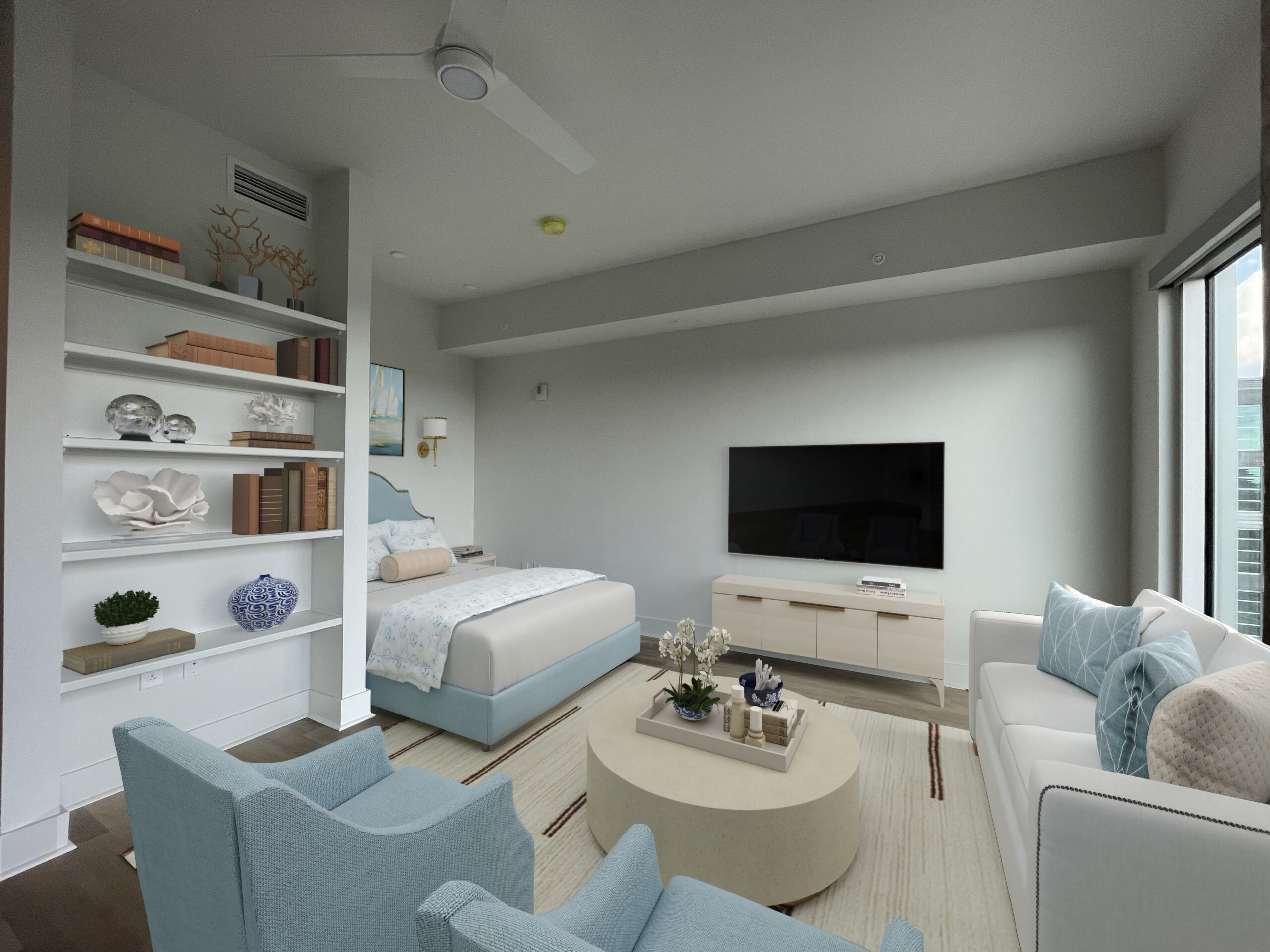 virtually staged floorplan