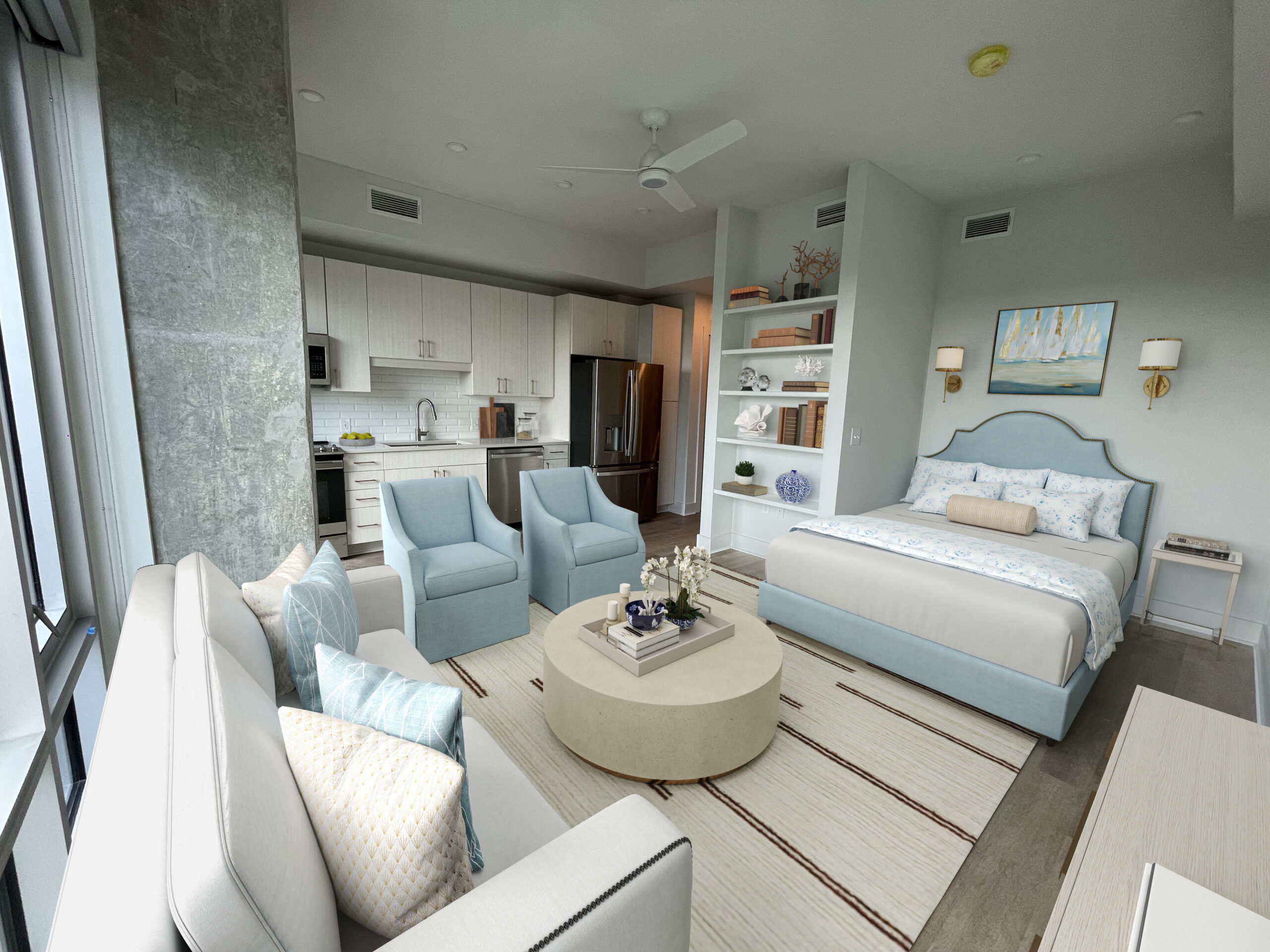virtually staged floor plan