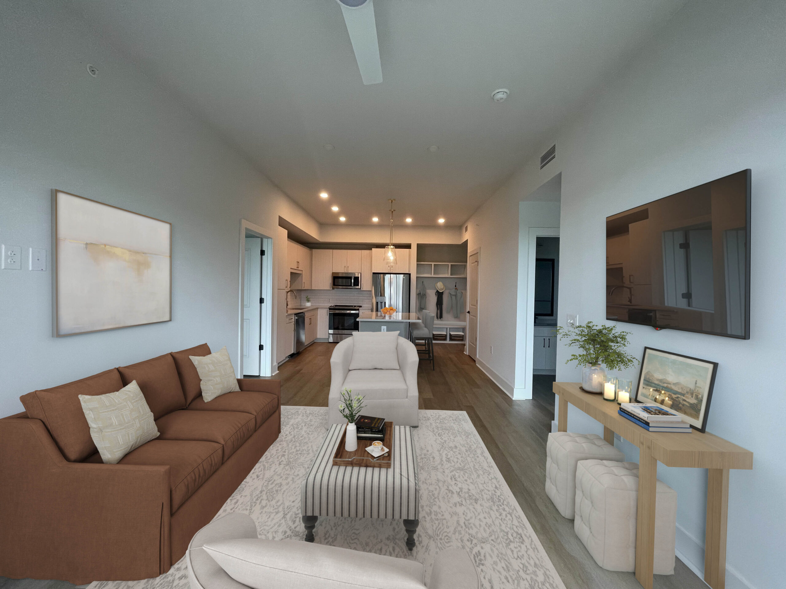 virtually staged floor plan
