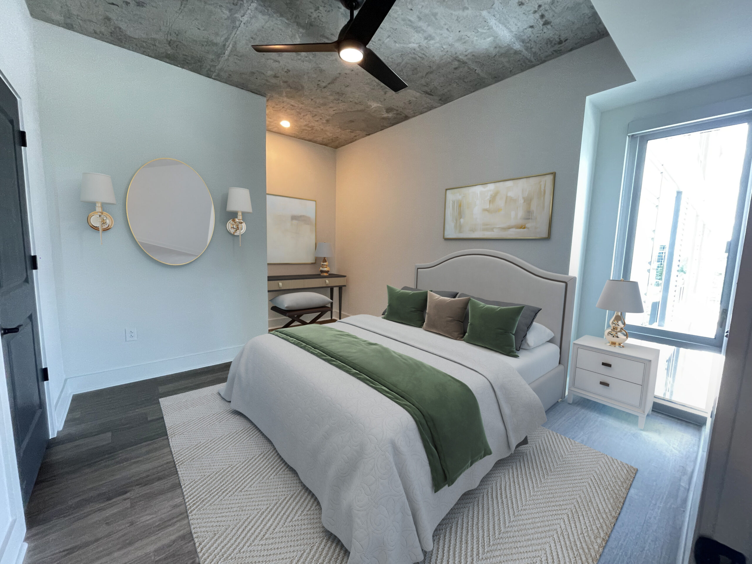 virtually staged floor plan