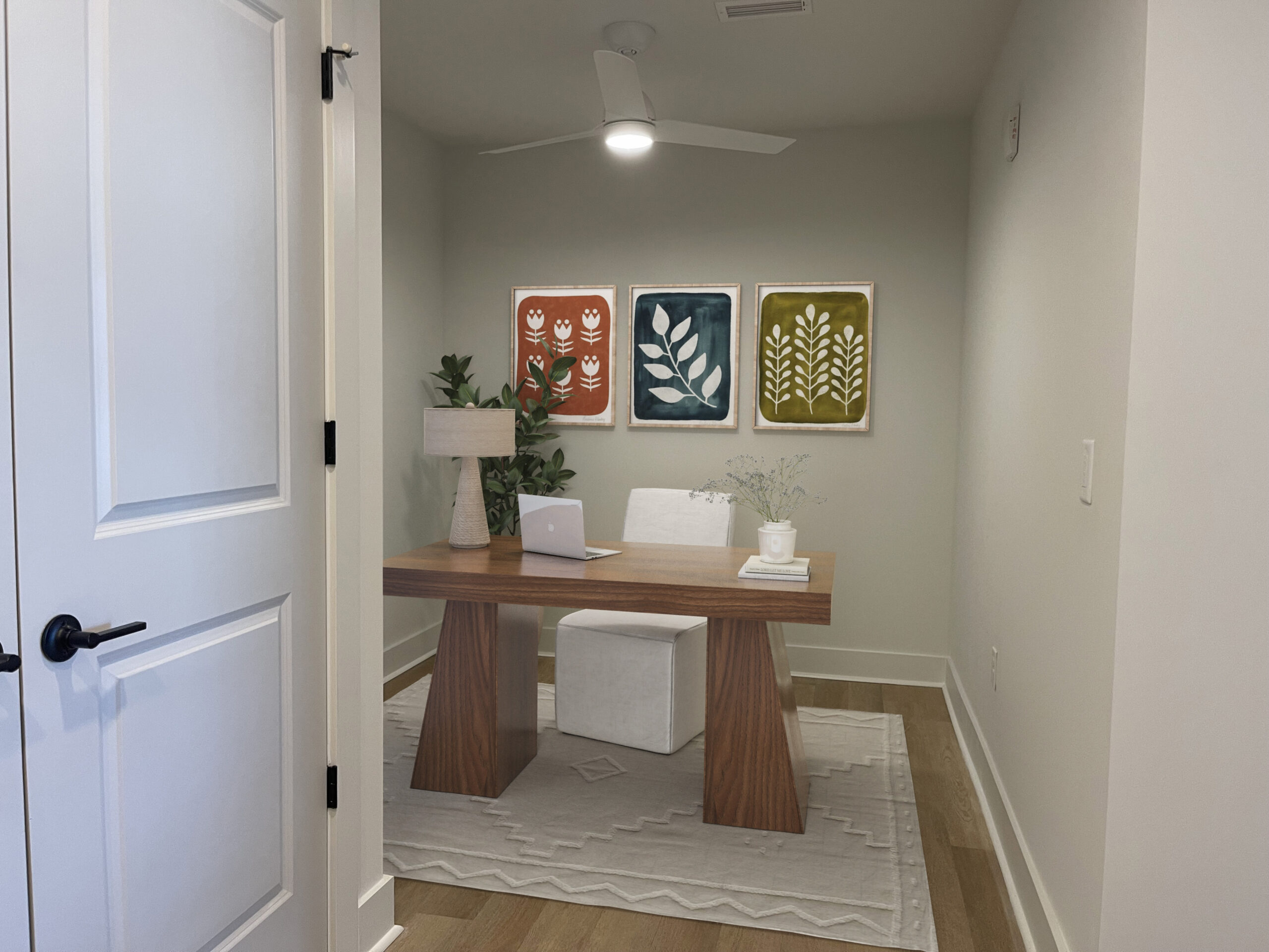 virtually staged floor plan