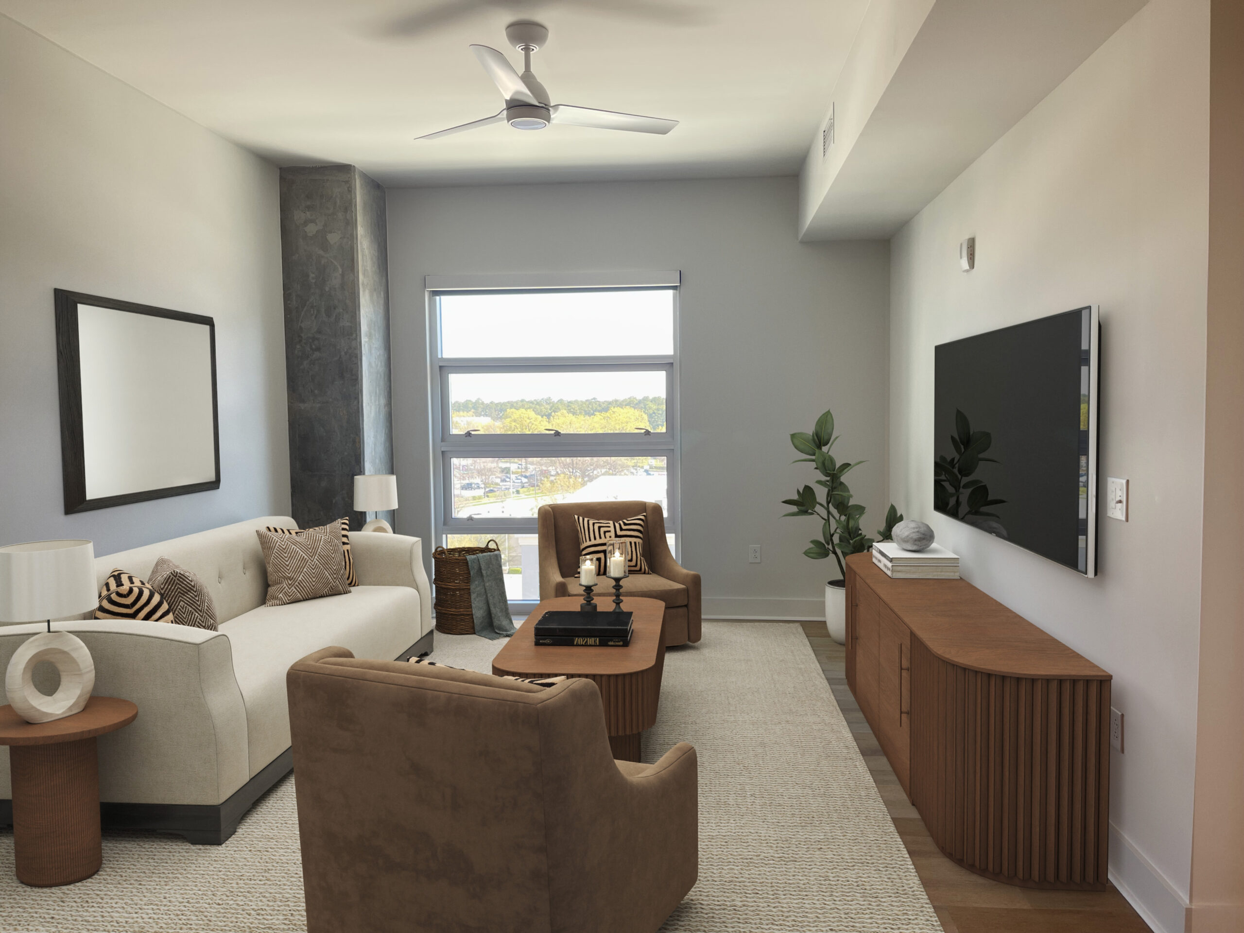 virtually staged floor plan